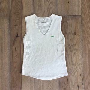 White Work Out Crop Top